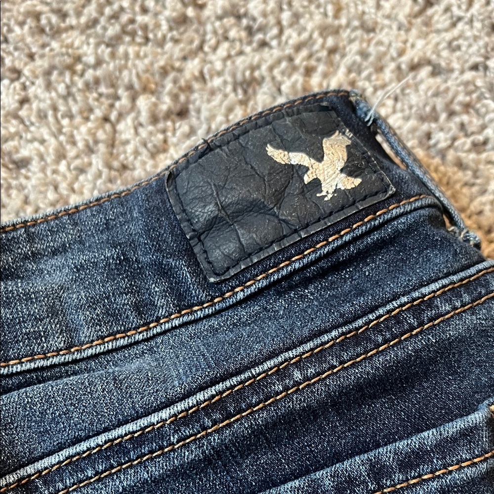 American Eagle Women's Indigo Jean Shorts - Picture 6 of 6